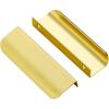 imageRavinte 15 Pack Finger Pulls for Cabinets 76mm3in Hole Center Tab Cabinet Handle Gold Finger Edge Pulls Concealed Handles for Kitchen Drawer Finger Cabinet Pulls 102mm402in Length3