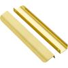 imageRavinte 15 Pack Finger Pulls for Cabinets 76mm3in Hole Center Tab Cabinet Handle Gold Finger Edge Pulls Concealed Handles for Kitchen Drawer Finger Cabinet Pulls 102mm402in Length5