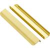 imageRavinte 15 Pack Finger Pulls for Cabinets 76mm3in Hole Center Tab Cabinet Handle Gold Finger Edge Pulls Concealed Handles for Kitchen Drawer Finger Cabinet Pulls 102mm402in Length10