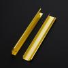 imageRavinte 15 Pack Finger Pulls for Cabinets 76mm3in Hole Center Tab Cabinet Handle Gold Finger Edge Pulls Concealed Handles for Kitchen Drawer Finger Cabinet Pulls 102mm402in Length25