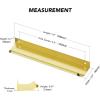 imageRavinte 15 Pack Finger Pulls for Cabinets 76mm3in Hole Center Tab Cabinet Handle Gold Finger Edge Pulls Concealed Handles for Kitchen Drawer Finger Cabinet Pulls 102mm402in Length20