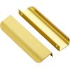 imageRavinte 15 Pack Finger Pulls for Cabinets 76mm3in Hole Center Tab Cabinet Handle Gold Finger Edge Pulls Concealed Handles for Kitchen Drawer Finger Cabinet Pulls 102mm402in Length5