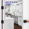imageRavinte 18 Pack Matte Black Door Hinges 35quotx 35quot Door Hardware Controls Rounded 58quot Radius Corners Interior Door Hinges Steel Bifold Residential Standard Black Hinges 35quot for Interior DoorsMatte Black