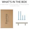 imageRavinte 25 Pack 5 Cabinet Pulls Brushed Nickel Stainless Steel Kitchen Drawer Pulls Cabinet Handles 3quot Hole CenterBrushed Nickel