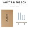imageRavinte 30 Pack 5 Cabinet Pulls Brushed Nickel Stainless Steel Kitchen Drawer Pulls Cabinet Handles 3quot Hole CenterSatin Nickel
