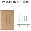 imageRavinte 30 Pack 5 Cabinet Pulls Brushed Nickel Stainless Steel Kitchen Drawer Pulls Cabinet Handles 3quot Hole CenterSatin Nickel
