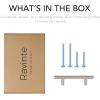 imageRavinte 30 Pack 5 Cabinet Pulls Brushed Nickel Stainless Steel Kitchen Drawer Pulls Cabinet Handles 3quot Hole CenterSatin Nickel
