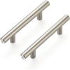 imageRavinte 30 Pack 5 Cabinet Pulls Brushed Nickel Stainless Steel Kitchen Drawer Pulls Cabinet Handles 3quot Hole CenterSatin Nickel