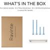 imageRavinte 30 Pack 5 Inch Kitchen Square Cabinet Handles Matte Black Pulls Drawer Hardware for Cabinets CupboardBrushed Nickel