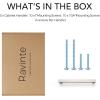 imageRavinte 30 Pack 5 Inch Kitchen Square Cabinet Handles Matte Black Pulls Drawer Hardware for Cabinets CupboardBrushed Nickel