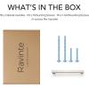 imageRavinte 30 Pack 5 Inch Kitchen Square Cabinet Handles Matte Black Pulls Drawer Hardware for Cabinets CupboardBrushed Nickel