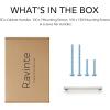 imageRavinte 30 Pack 5 Inch Kitchen Square Cabinet Handles Matte Black Pulls Drawer Hardware for Cabinets CupboardBrushed Nickel