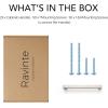 imageRavinte 30 Pack 5 Inch Kitchen Square Cabinet Handles Matte Black Pulls Drawer Hardware for Cabinets CupboardBrushed Nickel