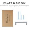 imageRavinte 30 Pack 5 Inch Kitchen Square Cabinet Handles Matte Black Pulls Drawer Hardware for Cabinets CupboardGray