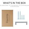 imageRavinte 30 Pack 5 Inch Kitchen Square Cabinet Handles Matte Black Pulls Drawer Hardware for Cabinets CupboardGray