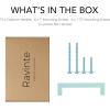 imageRavinte 30 Pack 5 Inch Kitchen Square Cabinet Handles Matte Black Pulls Drawer Hardware for Cabinets CupboardGreen