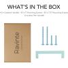 imageRavinte 30 Pack 5 Inch Kitchen Square Cabinet Handles Matte Black Pulls Drawer Hardware for Cabinets CupboardGreen