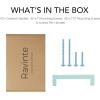 imageRavinte 30 Pack 5 Inch Kitchen Square Cabinet Handles Matte Black Pulls Drawer Hardware for Cabinets CupboardGreen
