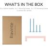imageRavinte 30 Pack 5 Inch Kitchen Square Cabinet Handles Matte Black Pulls Drawer Hardware for Cabinets CupboardPink