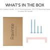 imageRavinte 30 Pack 5 Inch Kitchen Square Cabinet Handles Matte Black Pulls Drawer Hardware for Cabinets CupboardPink
