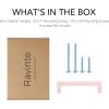 imageRavinte 30 Pack 5 Inch Kitchen Square Cabinet Handles Matte Black Pulls Drawer Hardware for Cabinets CupboardPink