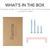 imageRavinte 30 Pack 5 Inch Kitchen Square Cabinet Handles Matte Black Pulls Drawer Hardware for Cabinets CupboardPink