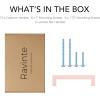 imageRavinte 30 Pack 5 Inch Kitchen Square Cabinet Handles Matte Black Pulls Drawer Hardware for Cabinets CupboardPink