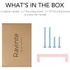 imageRavinte 30 Pack 5 Inch Kitchen Square Cabinet Handles Matte Black Pulls Drawer Hardware for Cabinets CupboardPink