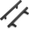imageRavinte 30 Pack 6 Cabinet Pulls Brushed Nickel Stainless Steel Kitchen Cupboard Handles Cabinet Handles 6Length 375 Hole CenterBlack
