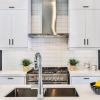 imageRavinte 30 Pack 6 Cabinet Pulls Brushed Nickel Stainless Steel Kitchen Cupboard Handles Cabinet Handles 6Length 375 Hole CenterBlack