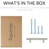 imageRavinte 30 Pack 6 Cabinet Pulls Brushed Nickel Stainless Steel Kitchen Cupboard Handles Cabinet Handles 6Length 375 Hole CenterSatin Nickel