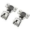 imageRavinte 50 Pack 25 Pairs 12 inch Overlay Soft Close Hinges for Kitchen Cabinet Hinges Satin Nickel Hidden Hinges Stainless Steel Concealed Hinge self Closing50