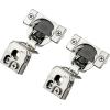imageRavinte 50 Pack 25 Pairs 12 inch Overlay Soft Close Hinges for Kitchen Cabinet Hinges Satin Nickel Hidden Hinges Stainless Steel Concealed Hinge self Closing20