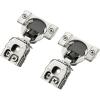 imageRavinte 50 Pack 25 Pairs 12 inch Overlay Soft Close Hinges for Kitchen Cabinet Hinges Satin Nickel Hidden Hinges Stainless Steel Concealed Hinge self Closing20