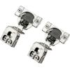 imageRavinte 50 Pack 25 Pairs 12 inch Overlay Soft Close Hinges for Kitchen Cabinet Hinges Satin Nickel Hidden Hinges Stainless Steel Concealed Hinge self Closing30