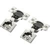 imageRavinte 50 Pack 25 Pairs 12 inch Overlay Soft Close Hinges for Kitchen Cabinet Hinges Satin Nickel Hidden Hinges Stainless Steel Concealed Hinge self Closing50