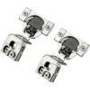 imageRavinte 50 Pack 25 Pairs 12 inch Overlay Soft Close Hinges for Kitchen Cabinet Hinges Satin Nickel Hidden Hinges Stainless Steel Concealed Hinge self Closing50