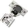 imageRavinte 50 Pack 25 Pairs 12 inch Overlay Soft Close Hinges for Kitchen Cabinet Hinges Satin Nickel Hidden Hinges Stainless Steel Concealed Hinge self Closing10