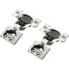 imageRavinte 50 Pack 25 Pairs 12 inch Overlay Soft Close Hinges for Kitchen Cabinet Hinges Satin Nickel Hidden Hinges Stainless Steel Concealed Hinge self Closing20