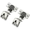 imageRavinte 50 Pack 25 Pairs 12 inch Overlay Soft Close Hinges for Kitchen Cabinet Hinges Satin Nickel Hidden Hinges Stainless Steel Concealed Hinge self Closing20