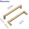 imageRavinte Cabinet Handles Solid Slim Champagne Bronze 10 Pack 3 Inch Hole Center Square Bar Drawer Handles Kitchen Cabinet Pulls Drawer Handles Kitchen Cabinet Hardware Kitchen Handles5