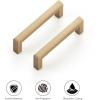 imageRavinte Cabinet Handles Solid Slim Champagne Bronze 10 Pack 3 Inch Hole Center Square Bar Drawer Handles Kitchen Cabinet Pulls Drawer Handles Kitchen Cabinet Hardware Kitchen Handles5
