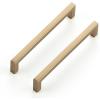imageRavinte Cabinet Handles Solid Slim Champagne Bronze 10 Pack 3 Inch Hole Center Square Bar Drawer Handles Kitchen Cabinet Pulls Drawer Handles Kitchen Cabinet Hardware Kitchen Handles10