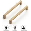 imageRavinte Cabinet Handles Solid Slim Champagne Bronze 10 Pack 3 Inch Hole Center Square Bar Drawer Handles Kitchen Cabinet Pulls Drawer Handles Kitchen Cabinet Hardware Kitchen Handles20