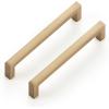 imageRavinte Cabinet Handles Solid Slim Champagne Bronze 10 Pack 3 Inch Hole Center Square Bar Drawer Handles Kitchen Cabinet Pulls Drawer Handles Kitchen Cabinet Hardware Kitchen Handles10