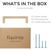 imageRavinte Cabinet Handles Solid Slim Champagne Bronze 10 Pack 3 Inch Hole Center Square Bar Drawer Handles Kitchen Cabinet Pulls Drawer Handles Kitchen Cabinet Hardware Kitchen Handles30
