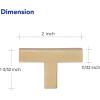 imageRavinte Cabinet Handles Solid Slim Champagne Bronze 10 Pack 3 Inch Hole Center Square Bar Drawer Handles Kitchen Cabinet Pulls Drawer Handles Kitchen Cabinet Hardware Kitchen Handles10