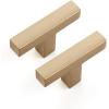 imageRavinte Cabinet Handles Solid Slim Champagne Bronze 10 Pack 3 Inch Hole Center Square Bar Drawer Handles Kitchen Cabinet Pulls Drawer Handles Kitchen Cabinet Hardware Kitchen Handles20