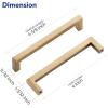 imageRavinte Cabinet Handles Solid Slim Champagne Bronze 10 Pack 3 Inch Hole Center Square Bar Drawer Handles Kitchen Cabinet Pulls Drawer Handles Kitchen Cabinet Hardware Kitchen Handles5