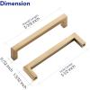 imageRavinte Cabinet Handles Solid Slim Champagne Bronze 10 Pack 3 Inch Hole Center Square Bar Drawer Handles Kitchen Cabinet Pulls Drawer Handles Kitchen Cabinet Hardware Kitchen Handles5